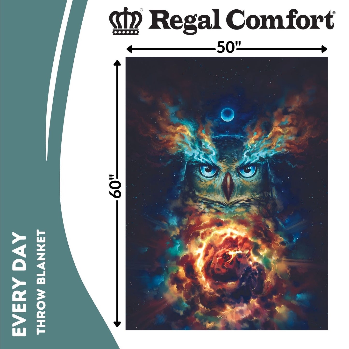 Regal Comfort - Aurowla - Plush Decorative Throw Blanket 50"x60"