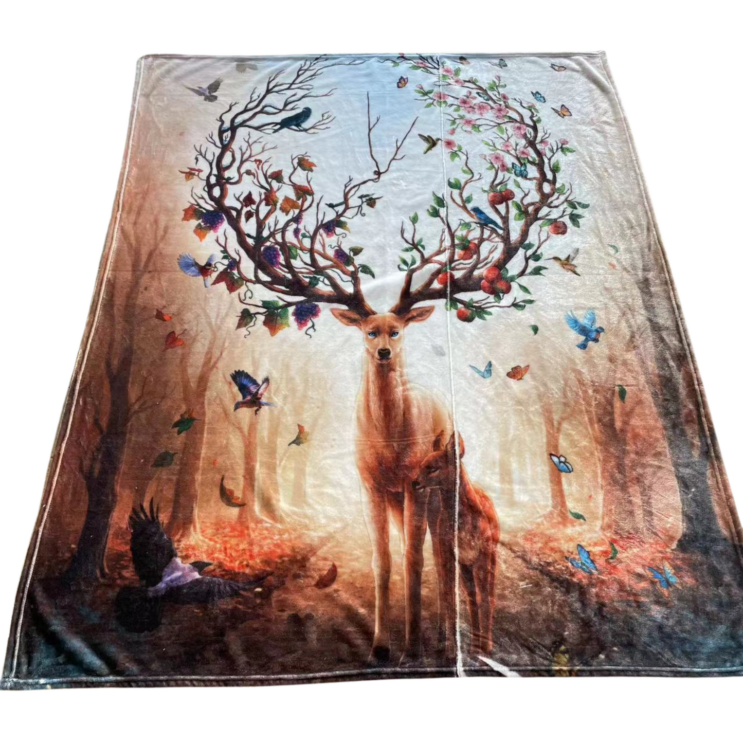 Regal Comfort - Seasons Change - Plush Decorative Throw Blanket 50"x60"