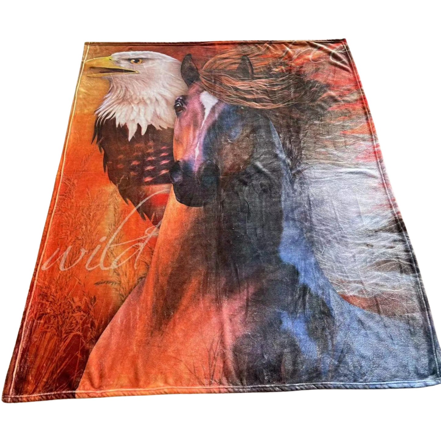 Regal Comfort - Freedom - Plush Decorative Throw Blanket 50"x60"
