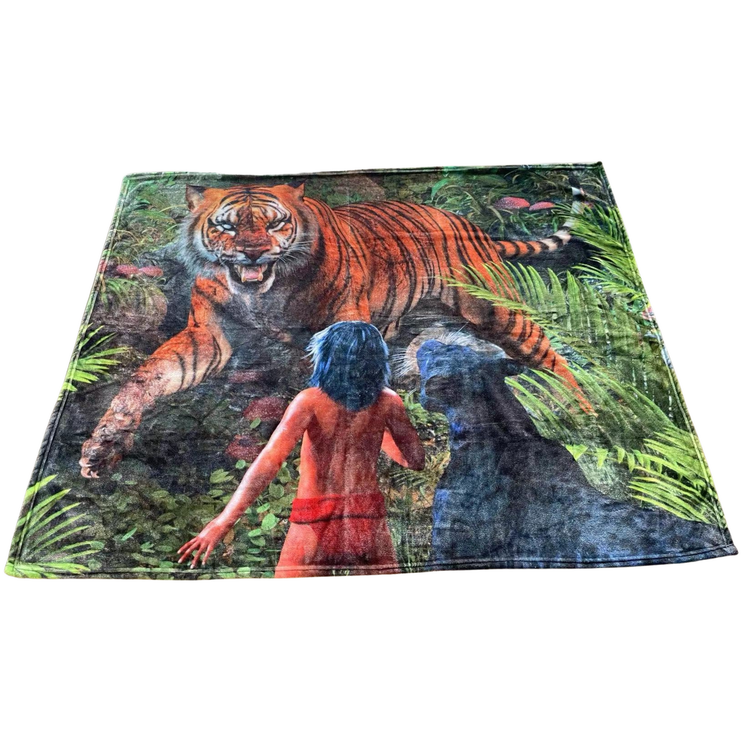 Regal Comfort - The Jungle Boy - Plush Decorative Throw Blanket 50"x60"
