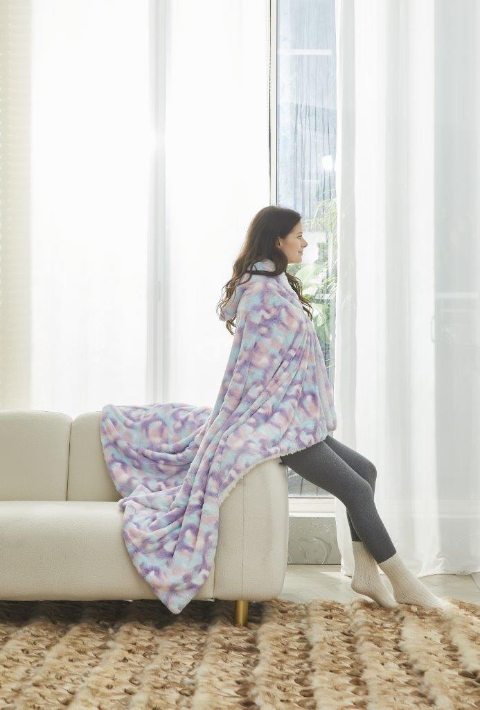 Regal Comfort - Taffy - Faux Fur Wearable Throw