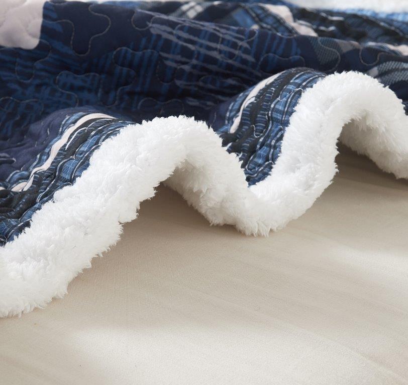 Virah Bella - Offspring - Quilted Sherpa Throw Blanket 50"x60"