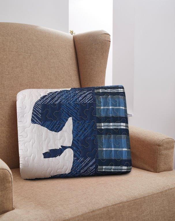 Virah Bella - Offspring - Quilted Sherpa Throw Blanket 50"x60"