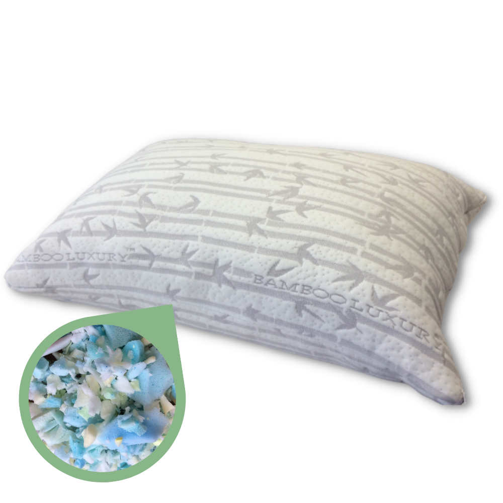 Bamboo Luxury Variable Fill Memory Foam Pillow