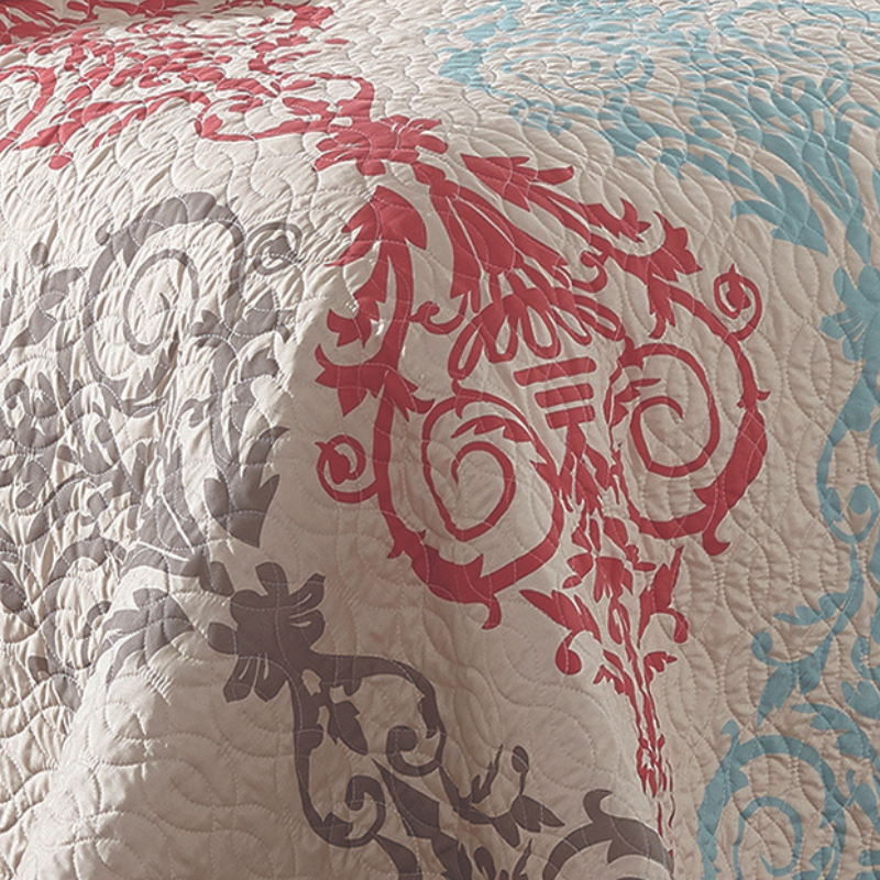 Virah Bella - Portofino - Lightweight Reversible Quilt Set with Decorative Pillow Shams
