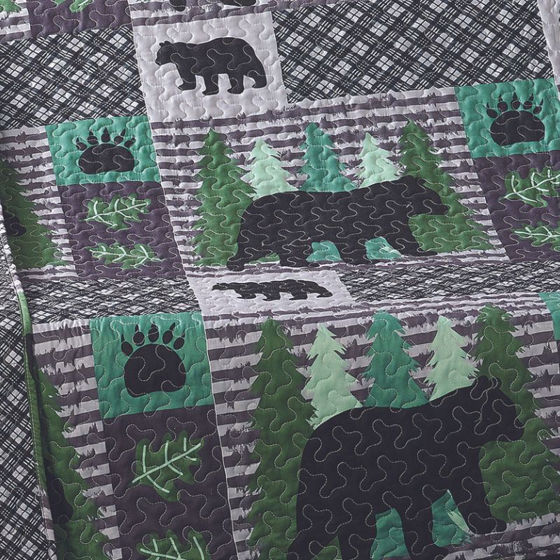 Virah Bella - Mountain Whispers - Lightweight Quilted Throw Blanket 50" x 60"