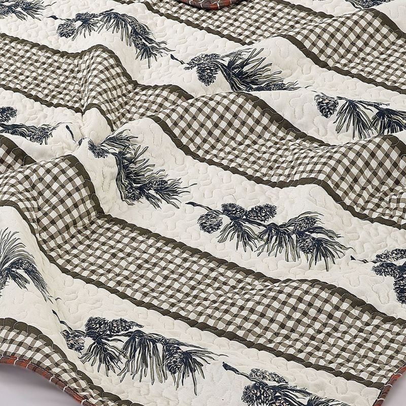 Virah Bella - Cascade Falls - Lightweight Quilted Throw Blanket 50" x 60"