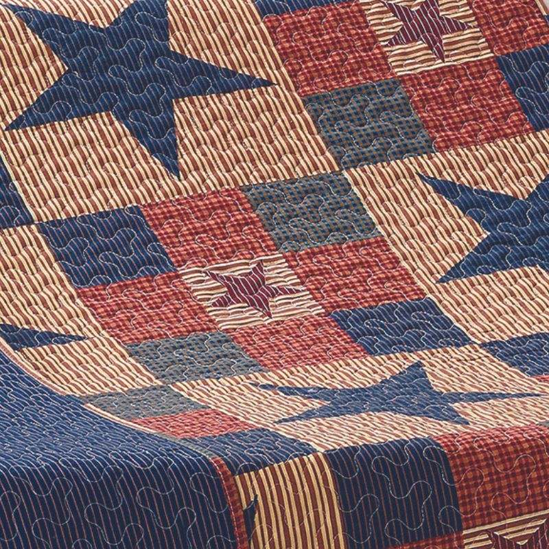 Virah Bella - Mountain Cabin Blue - Lightweight Quilted Throw Blanket 50" x 60"