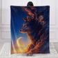 Regal Comfort - Night Guardian - Plush Decorative Throw Blanket 50"x60"