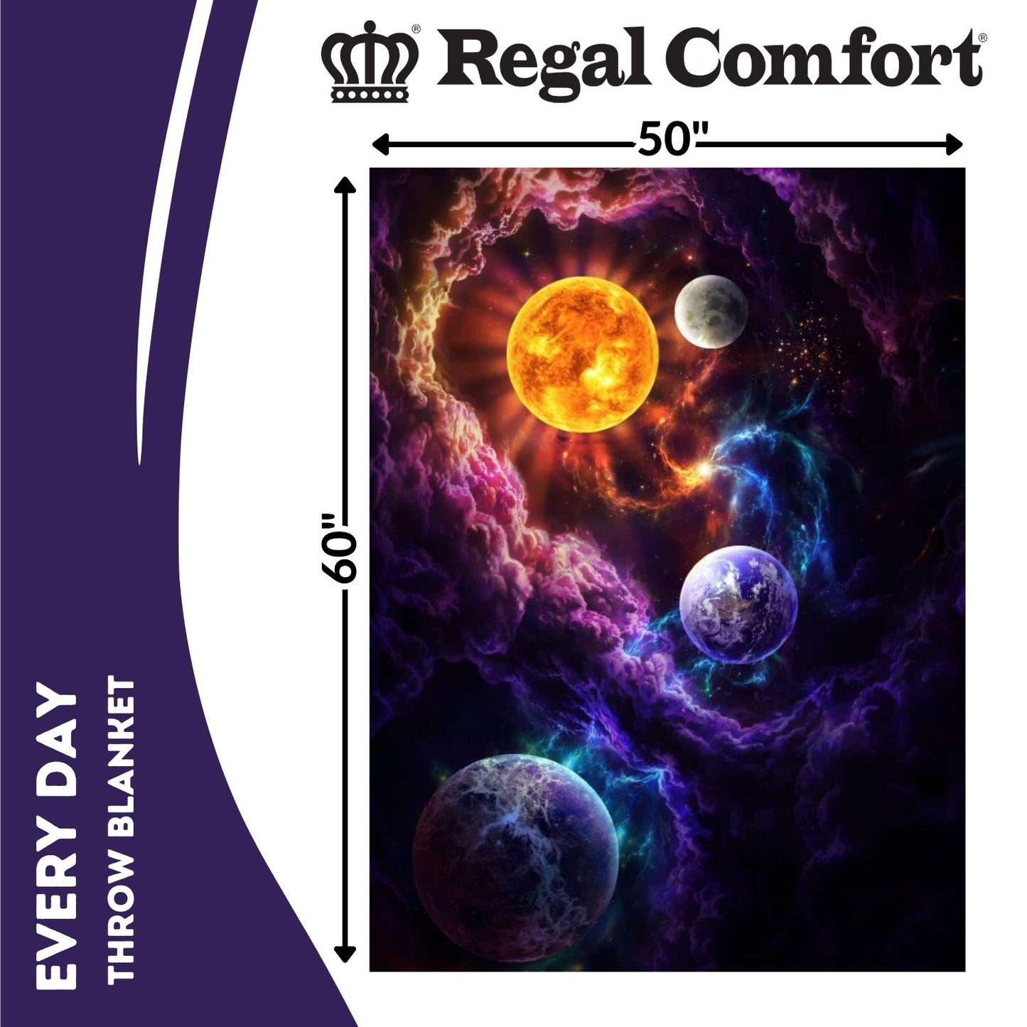 Regal Comfort - Plan of Salvation - Plush Decorative Throw Blanket 50"x60"