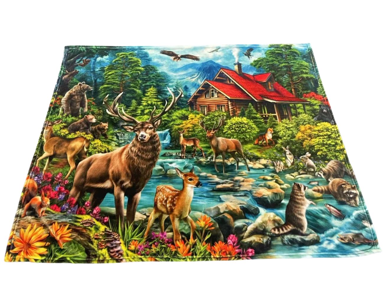 Regal Comfort - Mountain Valley - Plush Decorative Throw Blanket 50"x60"