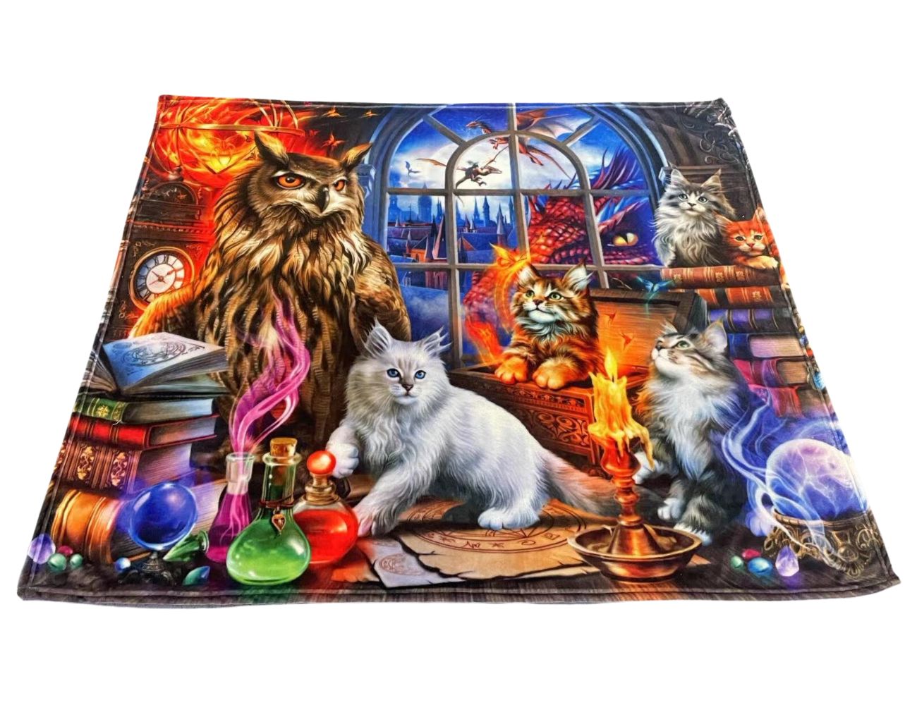 Regal Comfort - Fantasy Laboratory - Plush Decorative Throw Blanket 50"x60"