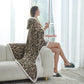 Regal Comfort - Safari Stripe - Faux Fur Wearable Throw