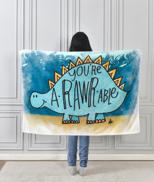 "A-rawr-able" Toddler Blanket - 40"x55"