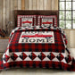 Virah Bella - Red Truck Home Sweet Home - Lightweight Reversible Quilt Set with Decorative Pillow Shams