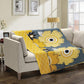 Virah Bella - Francesca - Lightweight Quilted Throw Blanket 50" x 60"