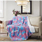 Regal Comfort - Cotton Candy - Faux Fur Plush Throw Blanket 50"x70"