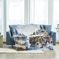 Regal Comfort - Moon Wolf - Plush Decorative Throw Blanket 50"x60"