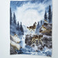 Regal Comfort - Moon Wolf - Plush Decorative Throw Blanket 50"x60"