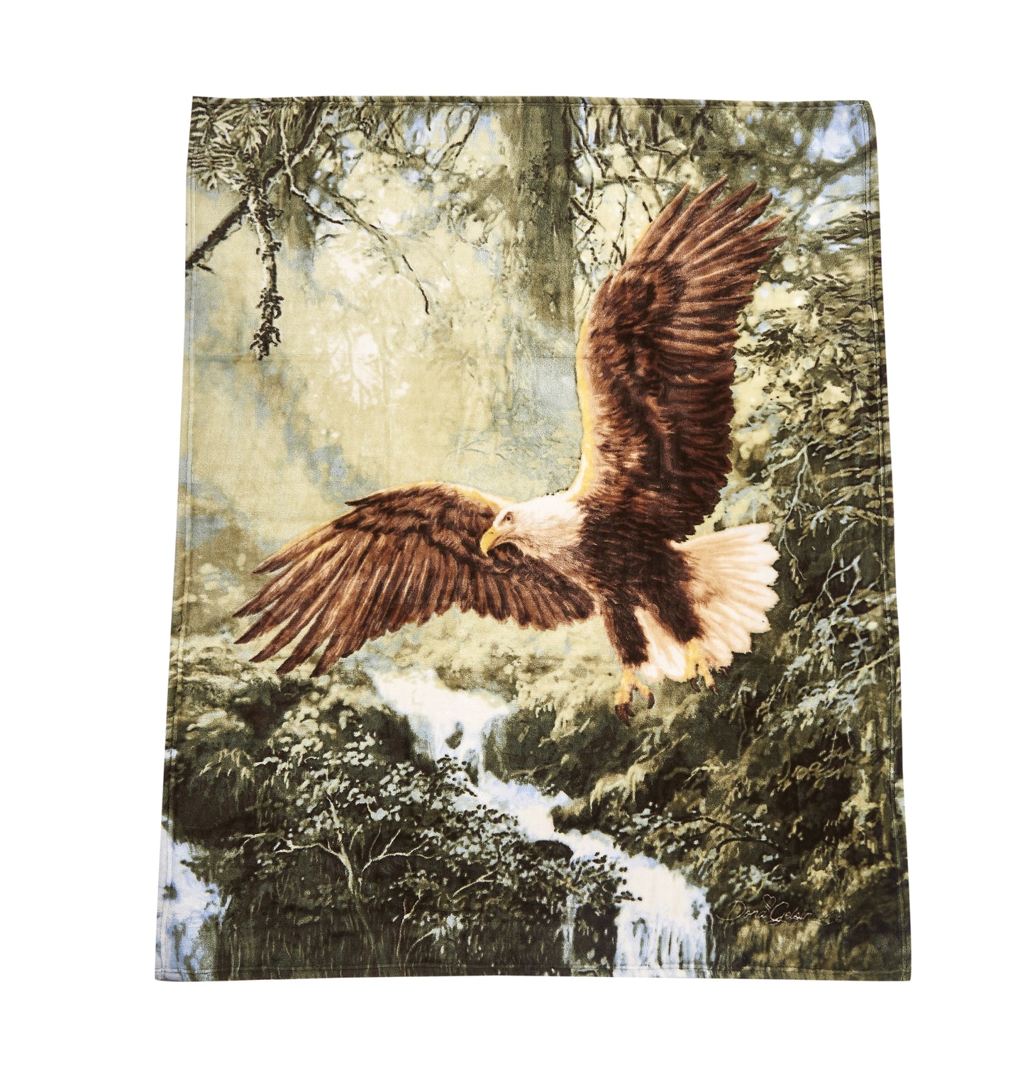 Regal Comfort - Eagle's Flight - Plush Decorative Throw Blanket 50"x60"