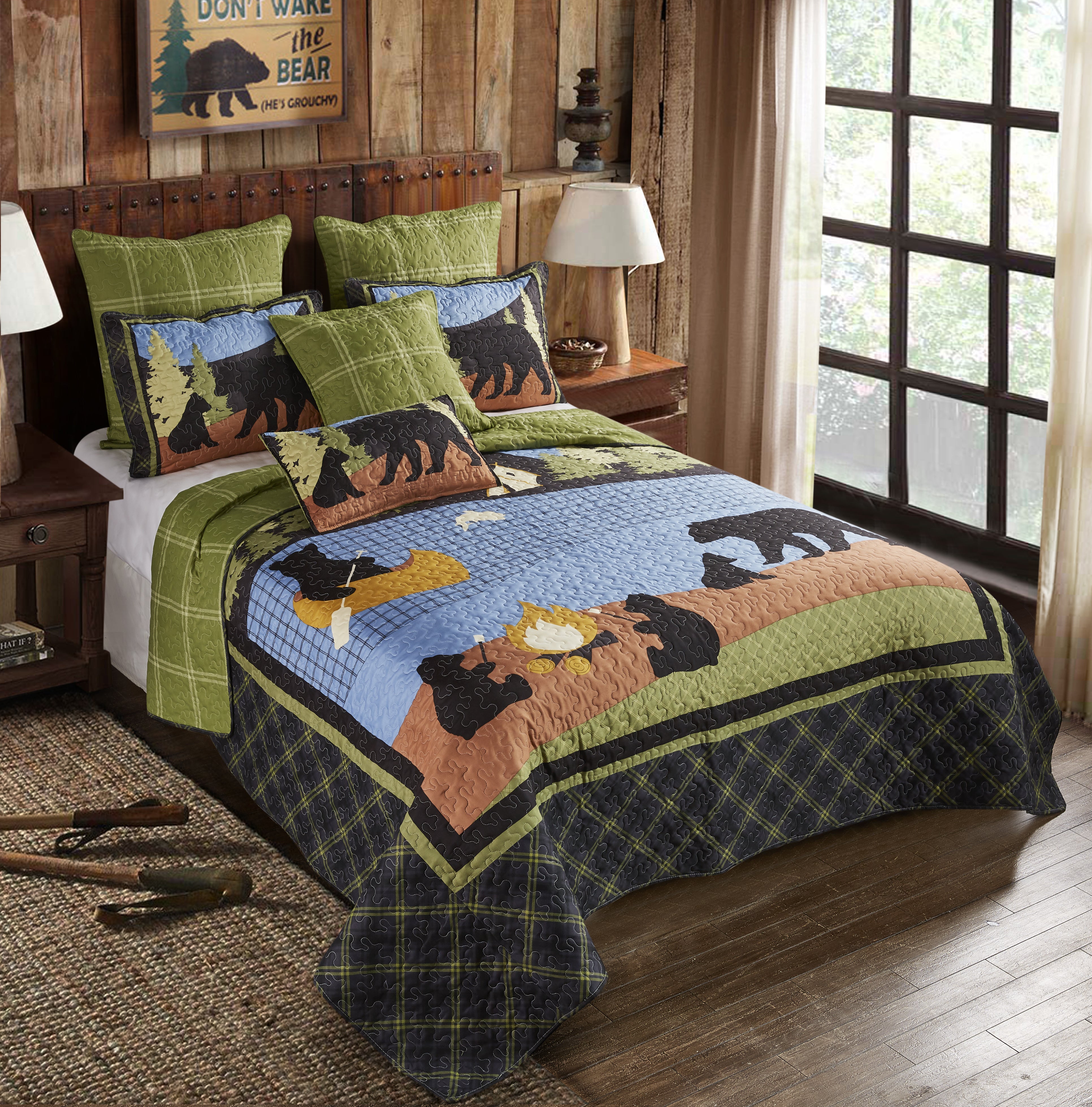 Virah Bella East authentic Forge 3 Piece Quilt Set King Size