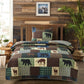 Virah Bella - Wilderness Patch - Lightweight Reversible Quilt Set with Decorative Pillow Shams