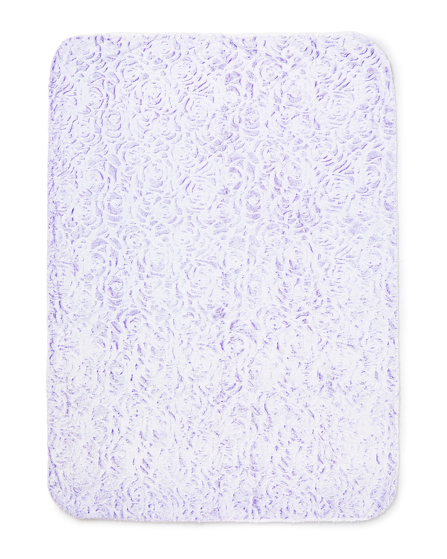 Regal Comfort - Lavender - Faux Fur Plush Throw Blanket 50"x70"