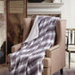 Regal Comfort - Zephyr Grey - Faux Fur Plush Throw Blanket 50"x70"