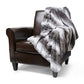 Regal Comfort - Zephyr Grey - Faux Fur Plush Throw Blanket 50"x70"
