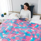 Regal Comfort - Cotton Candy - Faux Fur Plush Throw Blanket 50"x70"
