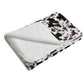 Regal Comfort - Chestnut Rodeo - Faux Fur Plush Throw Blanket 50"x70"