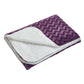 Regal Comfort - Amethyst Wave - Faux Fur Plush Throw Blanket 50"x70"